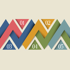 Wall Mural - vector minimal infographics design
