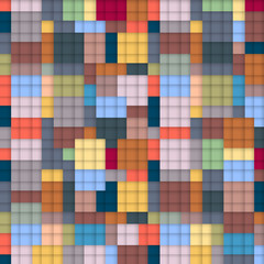 Wall Mural - vector seamless background of geometric structure
