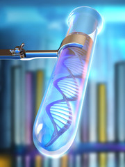 Wall Mural - dna research