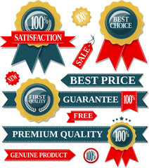 labels quality vector collection