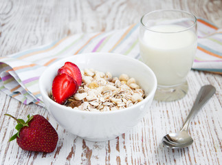 Canvas Print - healthy breakfast