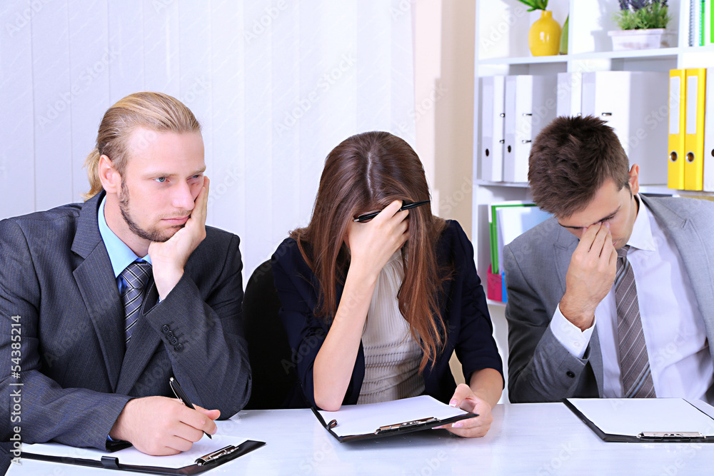 Business colleagues in office