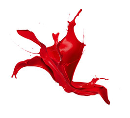 Wall Mural - Red splash