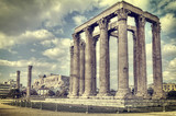 Fototapeta  - ancient Temple of Olympian Zeus , Athens, Greece