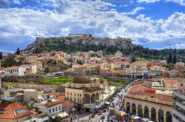 Fototapete - Acropolis in Athens,Greece