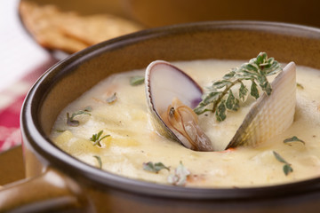 Wall Mural - Clam Chowder