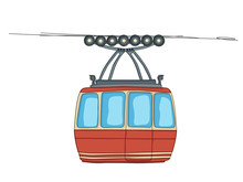 Cable-car On Ropeway