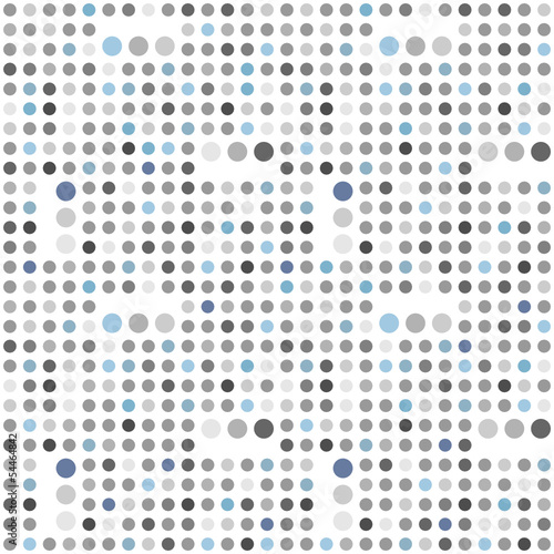 Nowoczesny obraz na płótnie Polka dot seamless background