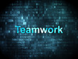 © Maksim Kabakou - Business concept: Teamwork on digital background