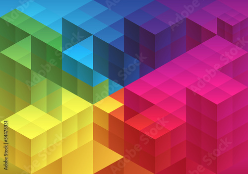 Obraz na płótnie canvas Streszczenie tło geometryczne, wektor