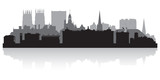 Fototapeta  - York city skyline silhouette