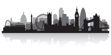 London City Skyline Silhouette