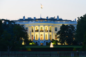 Wall Mural - The White House at night - Washington DC, United States