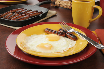 Poster - Sausage and eggs