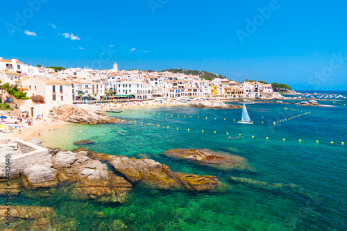 Naklejka samoprzylepna Calella de palafrugell, costa brava, Katalonia, Hiszpania.