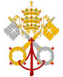 Vatican City coat of arms flag
