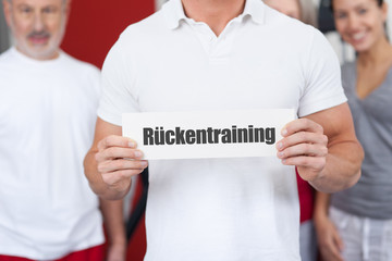 Sticker - rückentraining