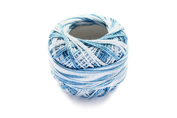 Sticker - Bicolor blue yarn