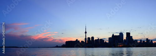 Plakat na papierze fotorealistycznym Panoramę Toronto