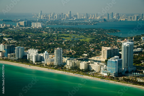 Plakat na papierze fotorealistycznym Brzegi miami