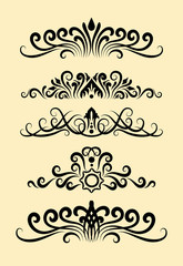 Poster - Floral Ornament Decorations