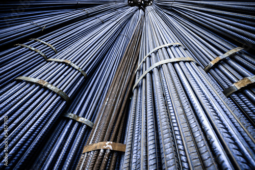 Cuadros en Lienzo Background texture of steel rods