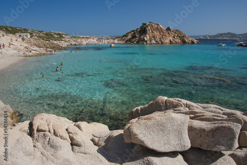 Naklejka na drzwi Cala Corsara, wonderful Seawater in Spargi