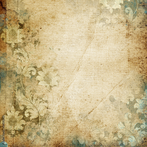 Fotografía grunge floral background with space for text or image