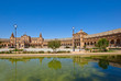 Plaza de España and pond , Seville, Spain