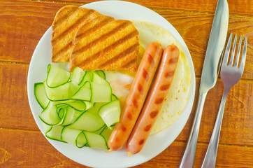 Wall Mural - breakfast