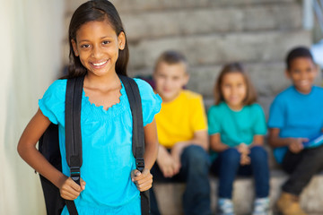 beautiful elementary school girl