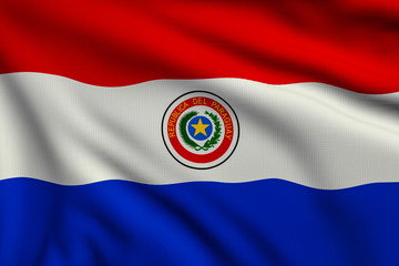 Wall Mural - Flag of Paraguay