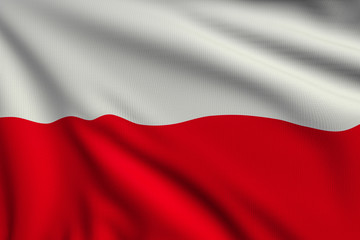 Wall Mural - Flag of Poland