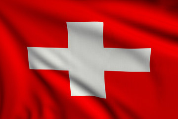 Wall Mural - Flag of Switzerland