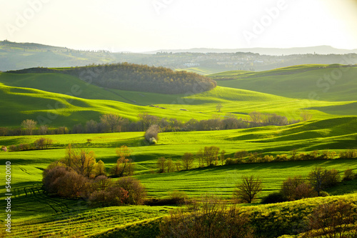 Tapeta ścienna Wieś, San Quirico'orcia, Toskania, Włochy