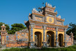 Gate in the old imperial city of Hue, Vietnam