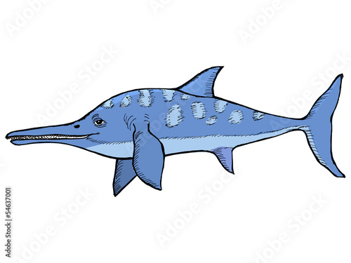 Fototapeta dla dzieci ichthyosaurus