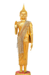 Buddha statue isolated clipping path included.