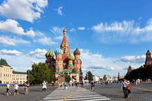 View Of Pokrovsky Cathedral On Red Square