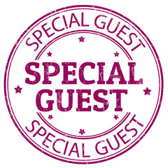 Wall Mural - Special guest stamp
