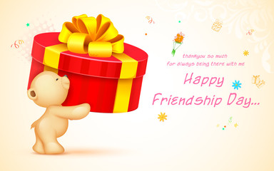 Wall Mural - Happy Friendship Day