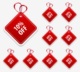 Wall Mural - square price tag