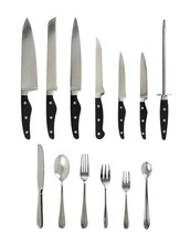 Steel Kitchen Knife And Cutlery Set