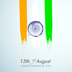 Poster - 15th August Indian Independence Day background.