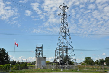 Electricity station compound