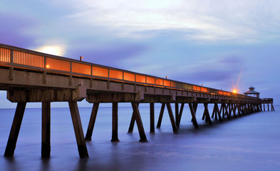 Wall Mural - Pier Blue