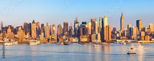 Naklejka samoprzylepna Panoramiczny widok z manhattanu