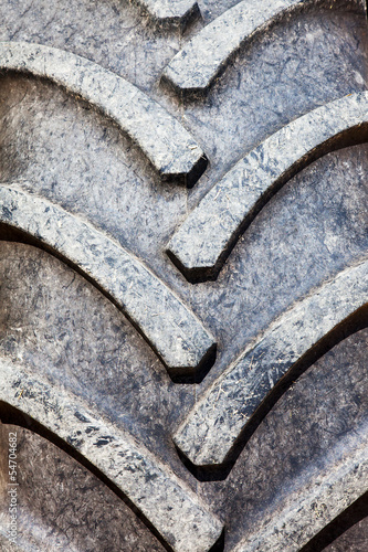 Tapeta ścienna na wymiar agricultural tires