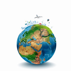 Wall Mural - around th world