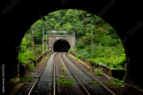 Fotoboard na płycie Tunel kolejowy